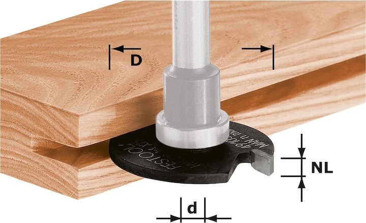 Festool Scheibennutfräser HW D40x5