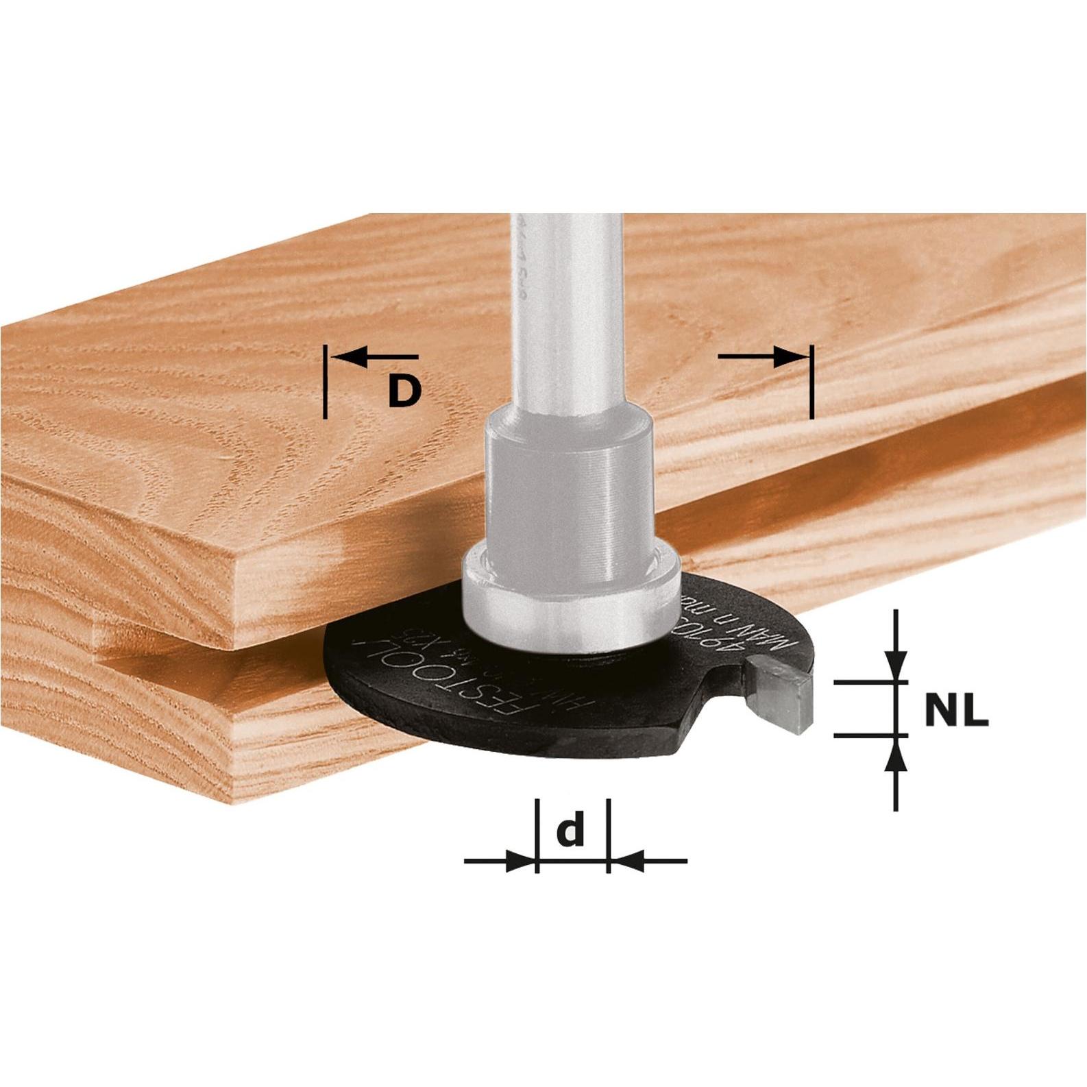 Festool, Fräser, Scheibennutfräser HW D40x5