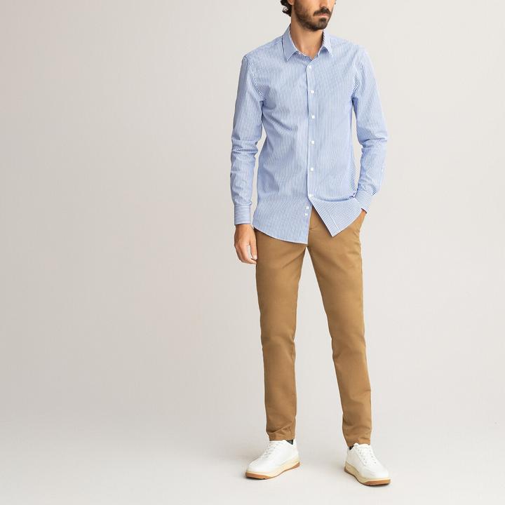 Immagine prodotto La Redoute Collections Camicia a righe con collo francese (M)