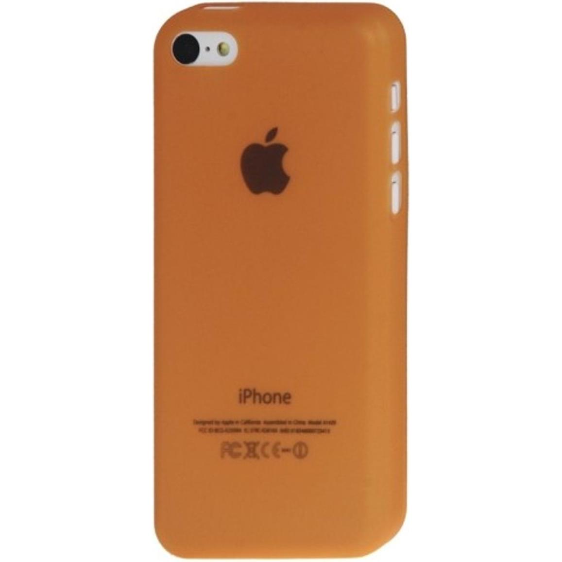 König Design Schutzhülle Case Ultra Dünn 0,3mm für Handy Apple iPhone 5C Orange (Apple iPhone 5c), Smartphone Hülle, Ora...