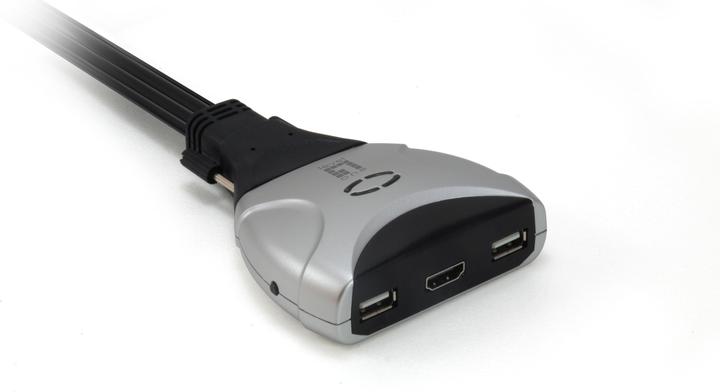 Produktbild LevelOne KVM-0290: 2Port Kabel-KVM