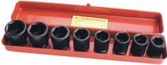 Actual product image Mannesmann Power socket set 3/4" 8 pcs. in box (32 mm, 24 mm, 22 mm, 27 mm, 26 mm, 38 mm, 29 mm, 36 mm)