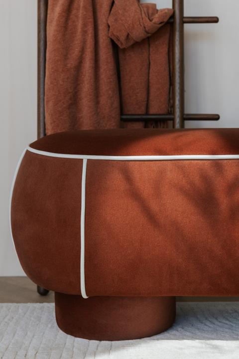 Produktbild White Label Living Bench Marina M Red