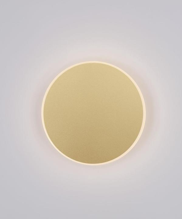 Productafbeelding Nova Luce NEVO LED wandlamp goud 12W warm wit 20x3,9x20cm 9248161