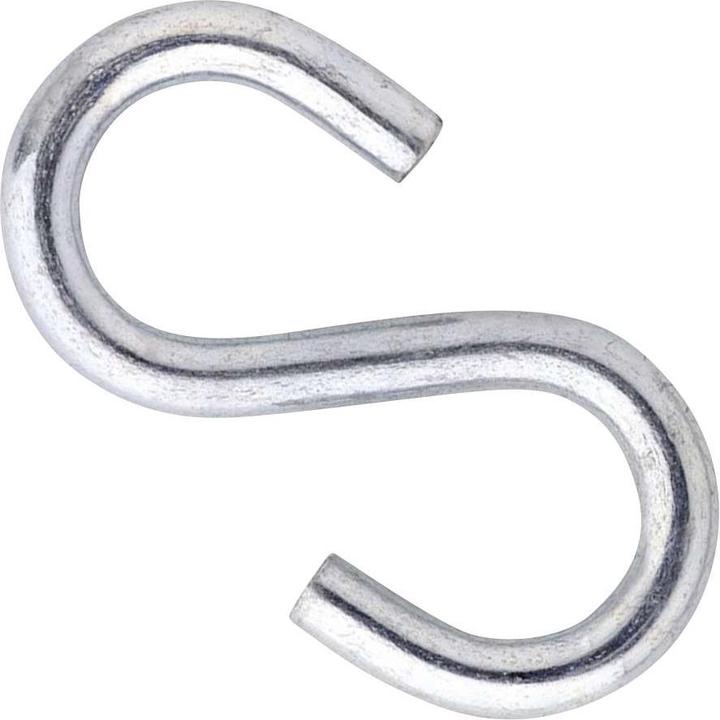 Actual product image Mamutec Galvanised S-hook 2 mm 10 pcs.