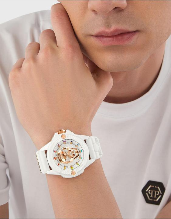 Immagine prodotto Philipp Plein PWUBA0123 Ecoceramica The $kull (Orologio da polso analogico, 44 mm)