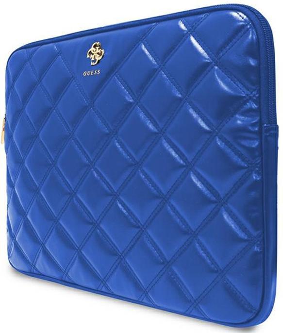 Actual product image Guess Sleeve GUCS14ZPSQSSGB 14" niebieski/blue Quilted 4G (14")