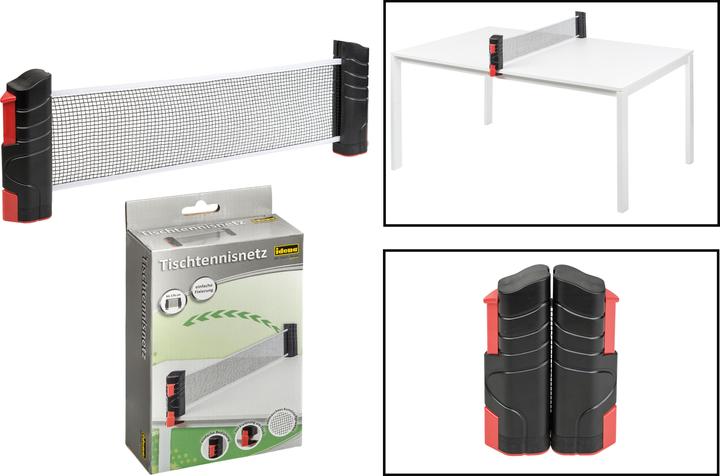 Idena Table tennis net extendable up to 176cm