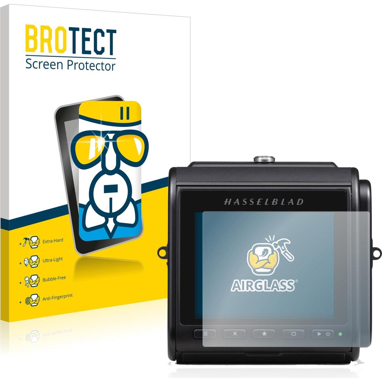 BROTECT AirGlass Panzerglasfolie (Displayschutz), Kameraschutz