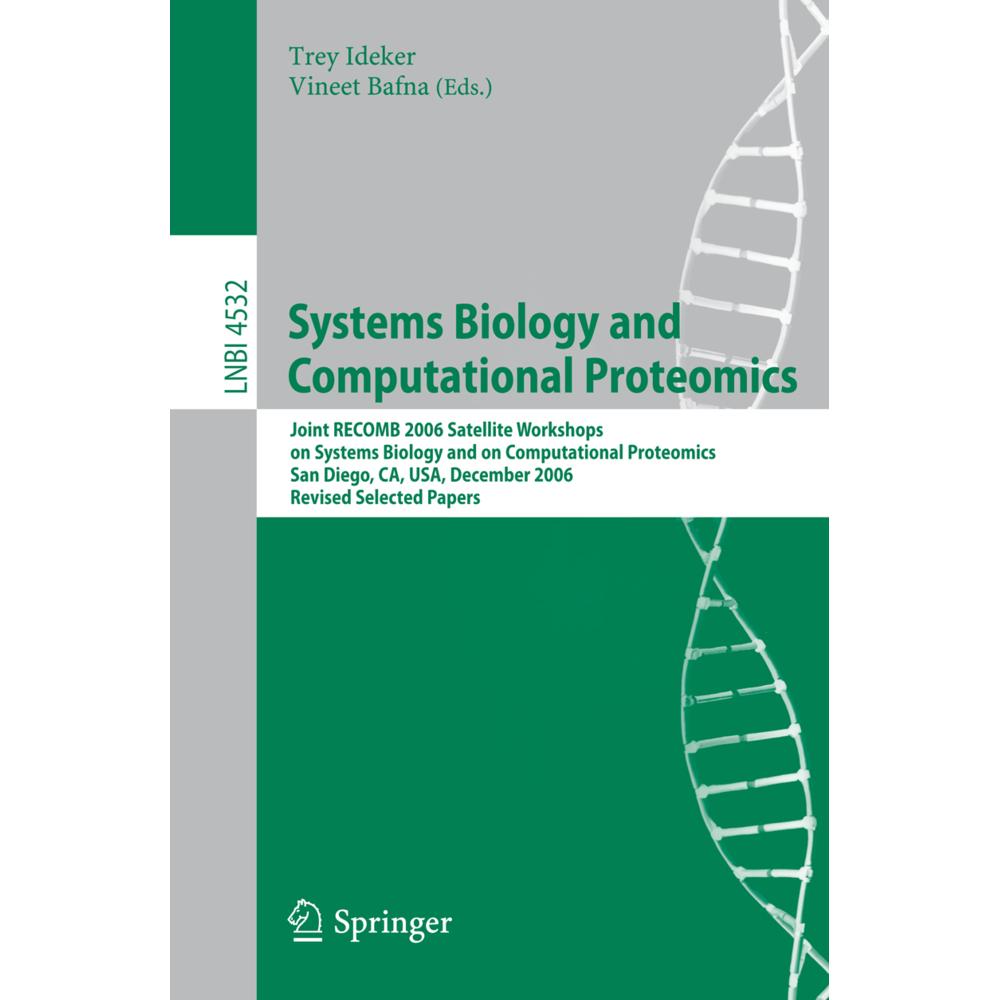 Systems Biology and Computational Proteomics, Fachbücher