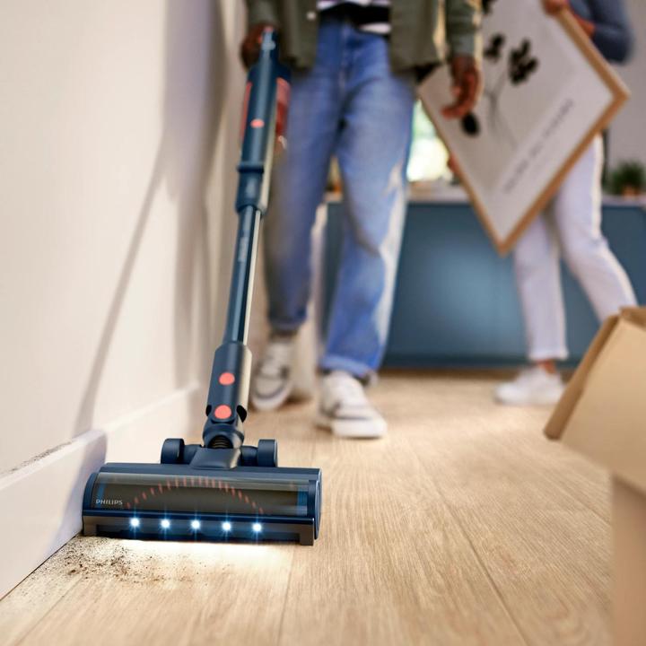 Image du produit Philips Aspirateur sans fil puissant, autonomie 60 min, embout LED, accessoires inclus