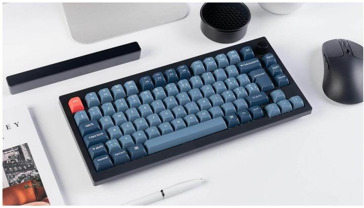 Actual product image Keychron Gaming-Tastatur V1 Max Black Red Switch (CH, Cable, Wireless)