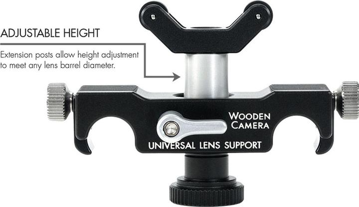 Actual product image Wooden Camera Universal Lens Support (15mm LW)