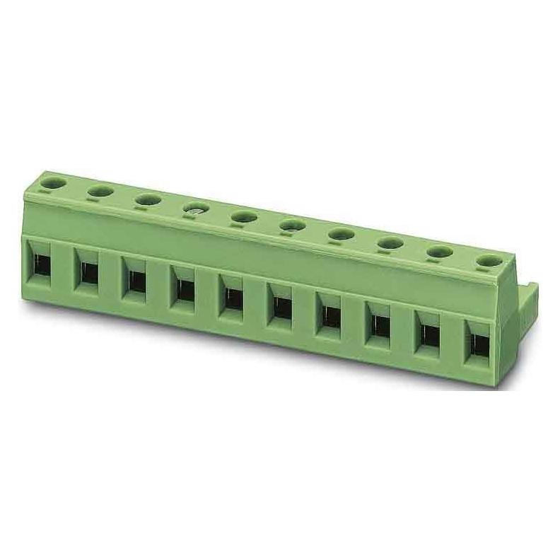 Phoenix Contact Contactdoosbehuizing kabel GMSTB Aantal polen Totaal 11 Afstand: 7,62 mm 1767096 50 st., Kabels + Stekkers, Groen