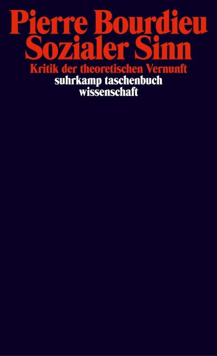 Produktbild Sozialer Sinn (Deutsch, Pierre Bourdieu, 1993)