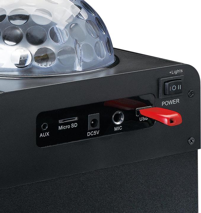 Actual product image Lenco Bluetooth&portable speaker (10 h, Electrical connection)