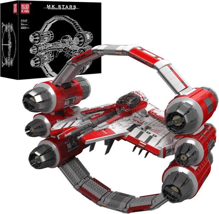 Actual product image Mould King Interstellar Ring Fighter