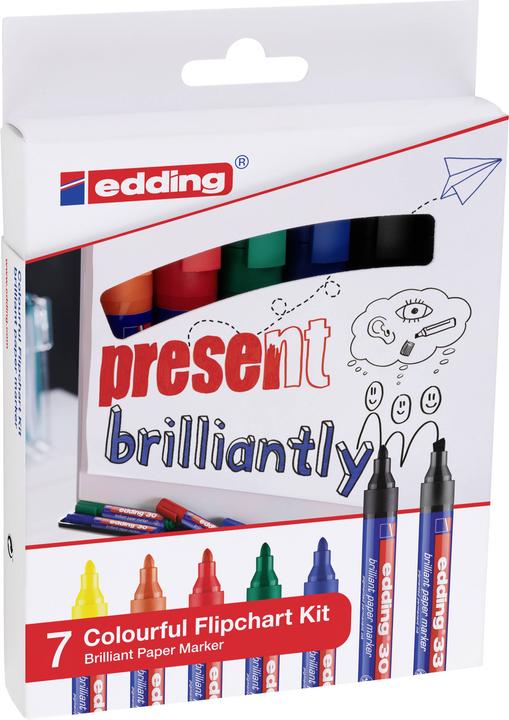 Produktbild Edding Flipchart-Marker (7x)