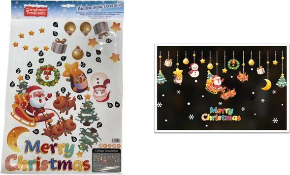 Goodmark Fensterbild - Weihnachtsgirlande - ca. 45 x 60 cm