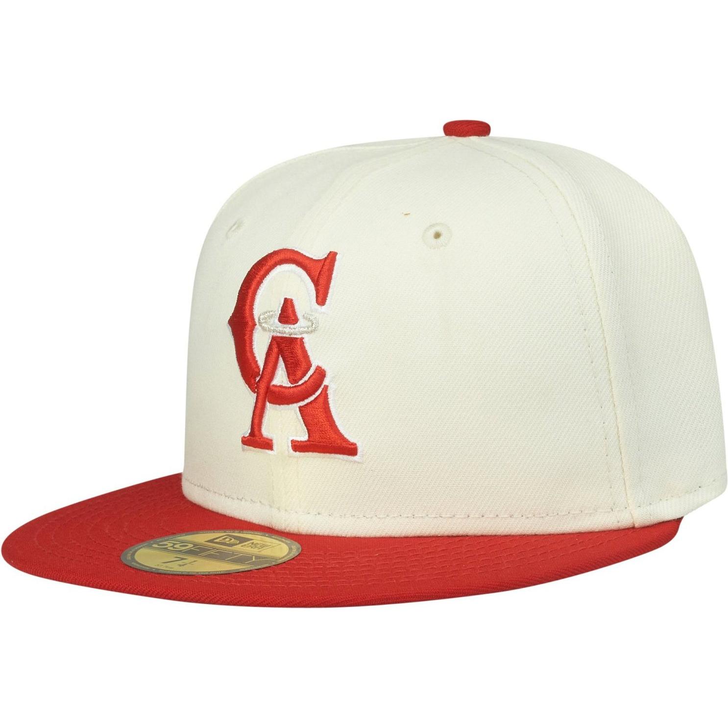 New Era, Herren, Cap, 59Fifty Fitted Cap - California Angels 35th - 6 7/8, Weiss, (6 7/8)