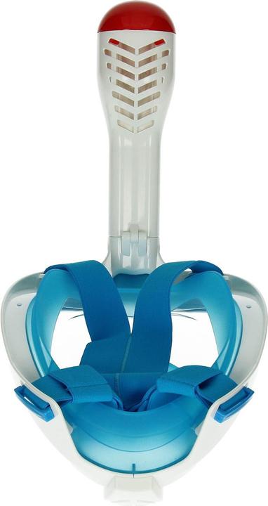 Actual product image Caruba Full Face Snorkel Mask Swift Foldable + Action Cam Mount (blue L/XL)