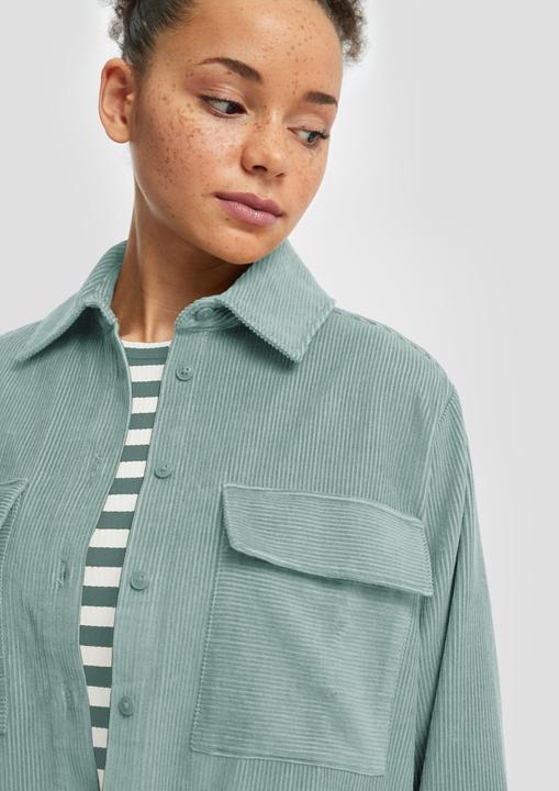 Immagine prodotto s.Oliver Bluse Cord-Overshirt mit Brusttaschen (34)