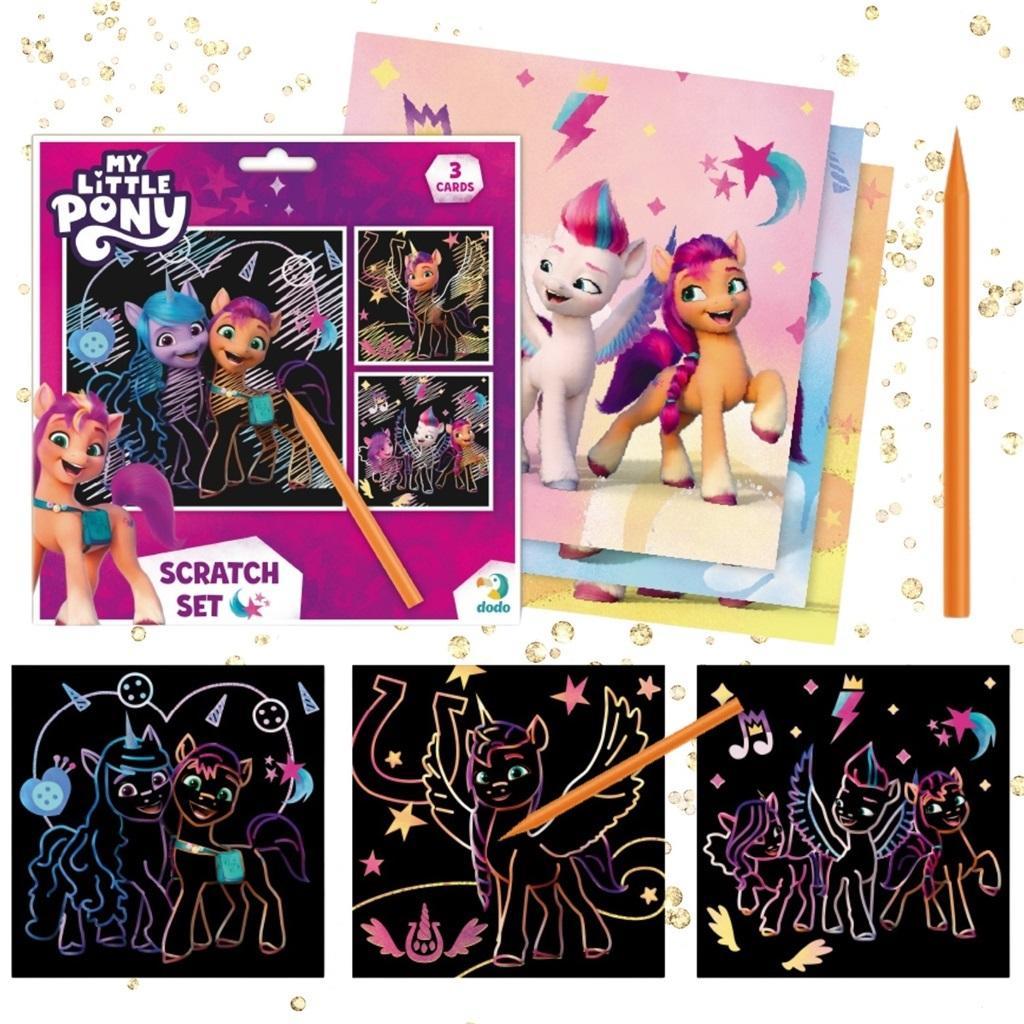 Dodo Kratzbild „Mein kleines Pony“