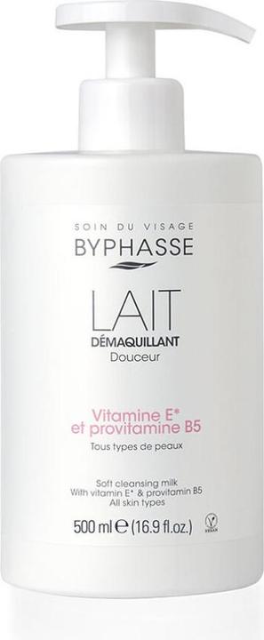 Image du produit Byphasse Leche Desmaquillante Douceur Vitamina e y Provitamina B5 500ml (Lait nettoyant, 500 ml)