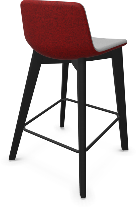 Grey, Black, red melange, Ash stained black