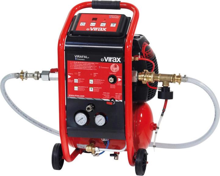 Virax Hochleistungsentschlammungsgerät VIRAFAL Connect + Injektor + Druckminderventil (Durchlaufpumpe)