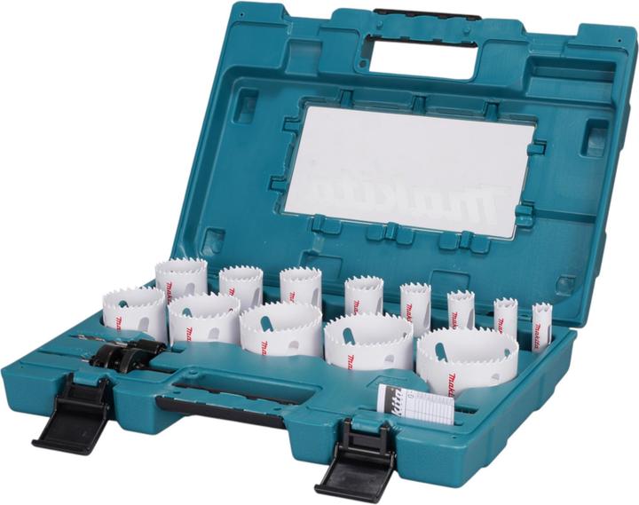 Produktbild Makita Lochsägenset universal (16 mm, 19 mm, 22 mm, 25 mm, 32 mm, 35 mm, 37 mm, 44 mm, 51 mm, 57 mm, 64 mm, 68 mm, 76 mm)