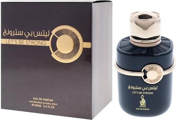 Actual product image Risala Lets Be Strong By For Men 3.4 Oz EDP Spray (Eau de parfum, 100 ml)