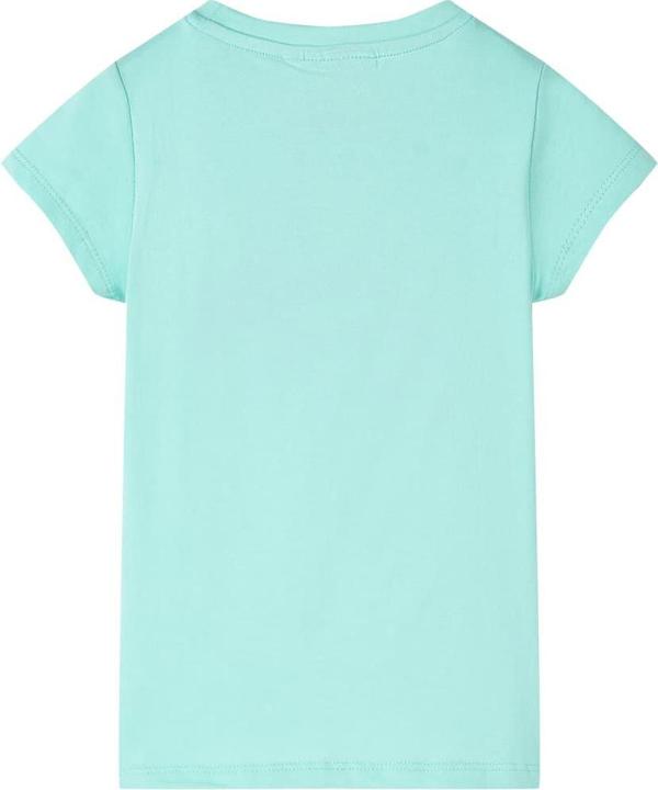 Produktbild vidaXL Kinder-T-Shirt Helles Minzgrün 140,Material: 95 (140)