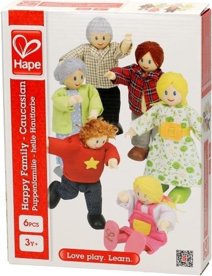 Produktbild Hape Puppenfamilie helle Hautfarbe