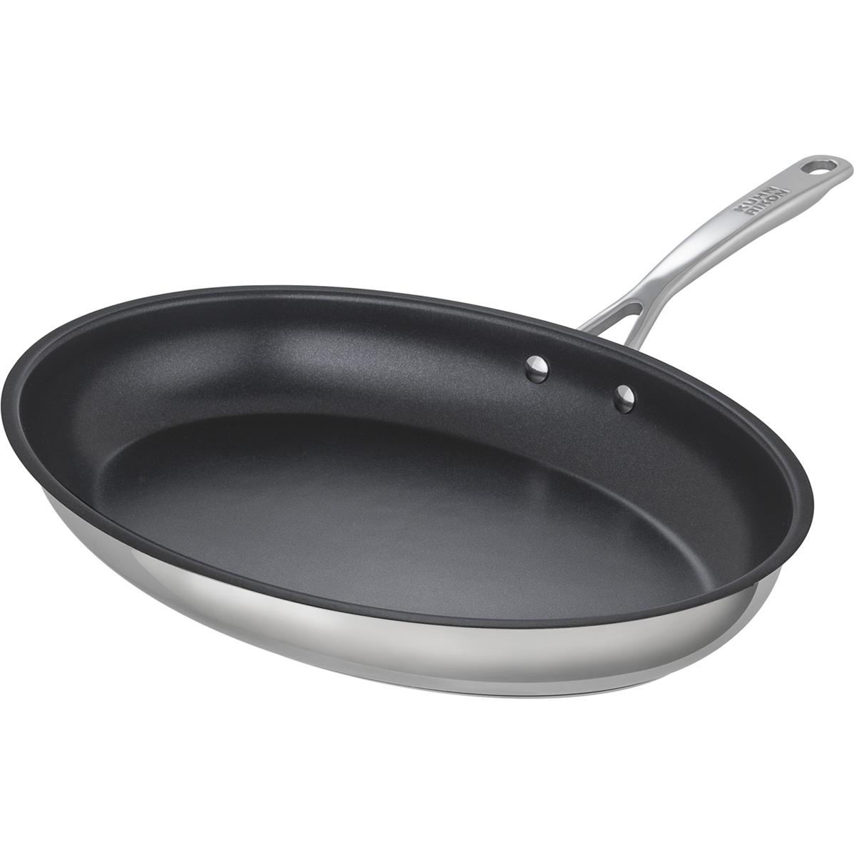 Kuhn Rikon Allround vispan, Pan + steelpan, Zilver, Zwart