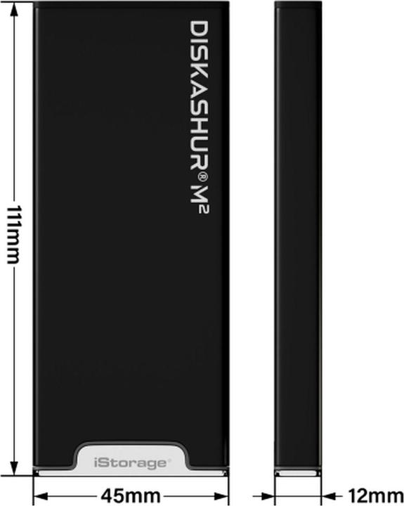 Actual product image iStorage diskAshur M² (0.50 TB)