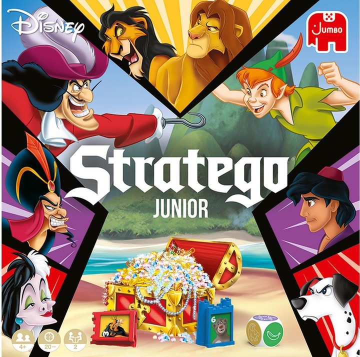 Productafbeelding Jumbo Stratego Junior Disney (Duits, Frans, Italiaans)