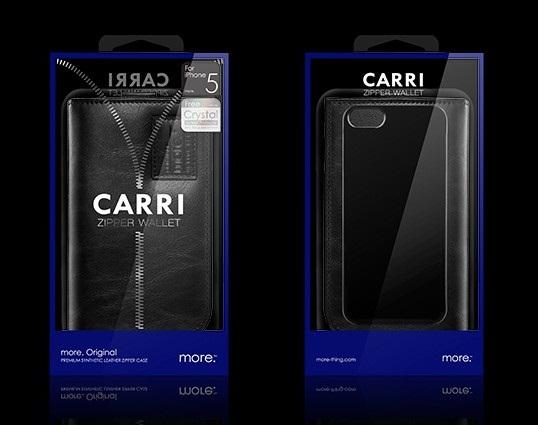 Actual product image more. Carri Zipper Wallet (Apple iPhone 5s, Apple iPhone 5)