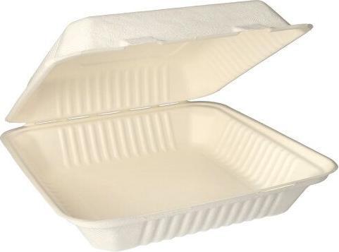 Productafbeelding Papstar 25 menubakjes, suikerriet "puur" ongedeeld 7,9 cm x 15,5 cm x 23 cm wit (25 x)
