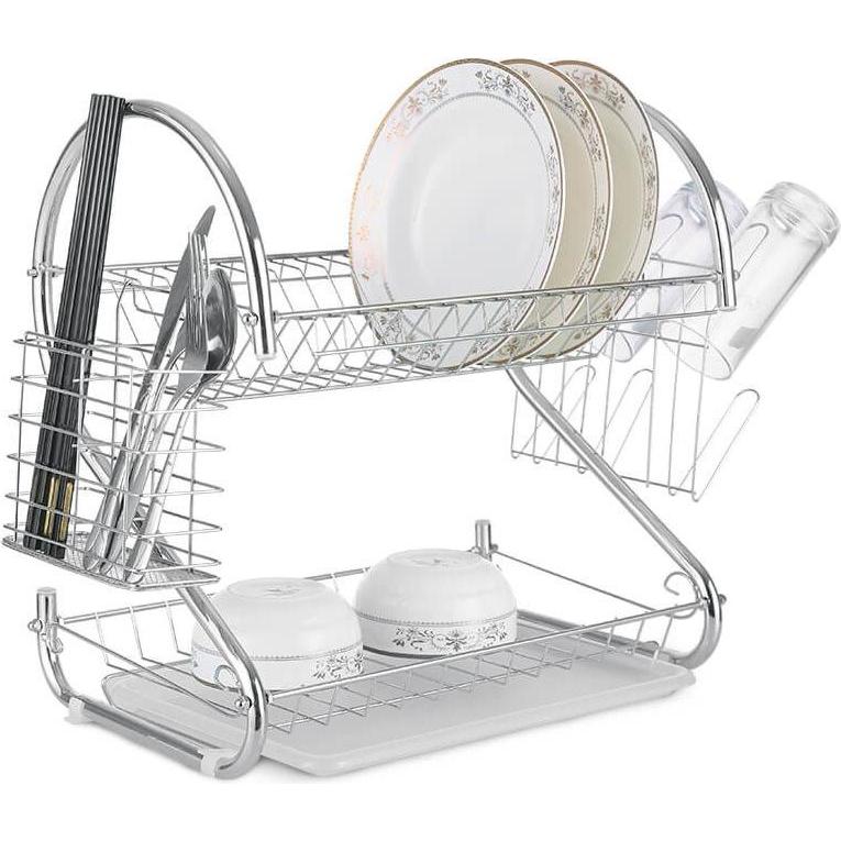 Maestro Feel MR-1025-53 Edelstahl, Scolapiatti, Argento