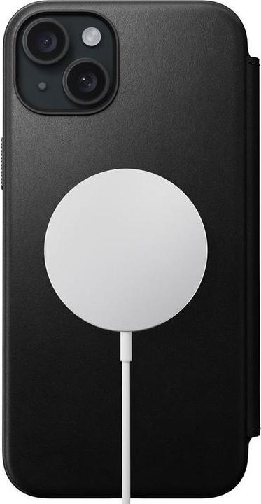 Produktbild Nomad Modernes Leder Folio Case für iPhone 15 Plus 6,7" Schwarz (Apple iPhone 15 Plus)