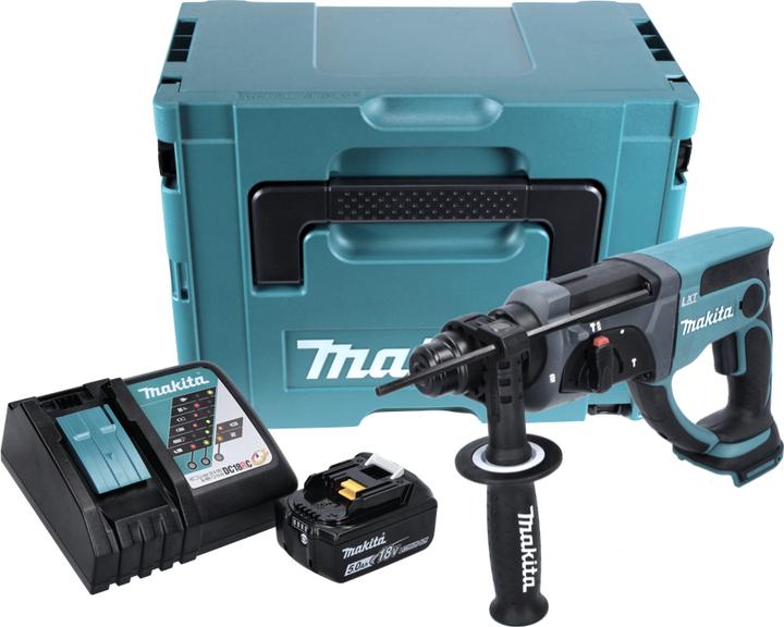 Produktbild Makita DHR 202 RT1J Akku Kombihammer 18V 2,0J + 1x Akku 5,0Ah + Ladegerät im Makpac 2