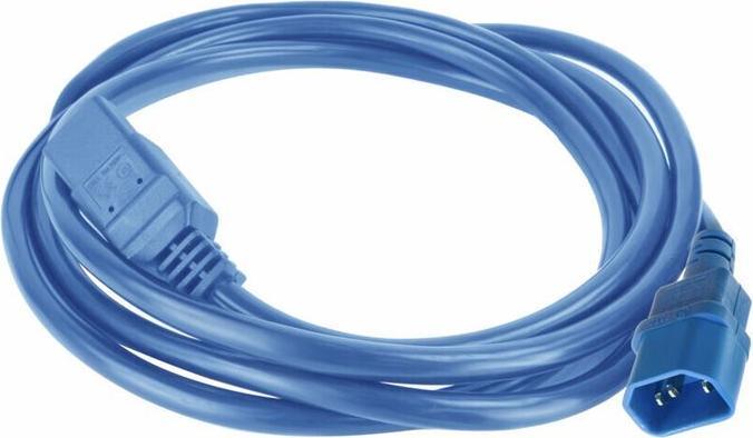 Actual product image ACT Powercord C14 - C21 IEC60320 blue 3 m (3 m)