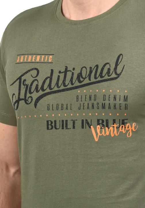 Immagine prodotto Blend Doppler Magliette T-Shirt A Maniche Corte Con Stampa Da Uomo Con Girocollo Taschino In Cotone (S)