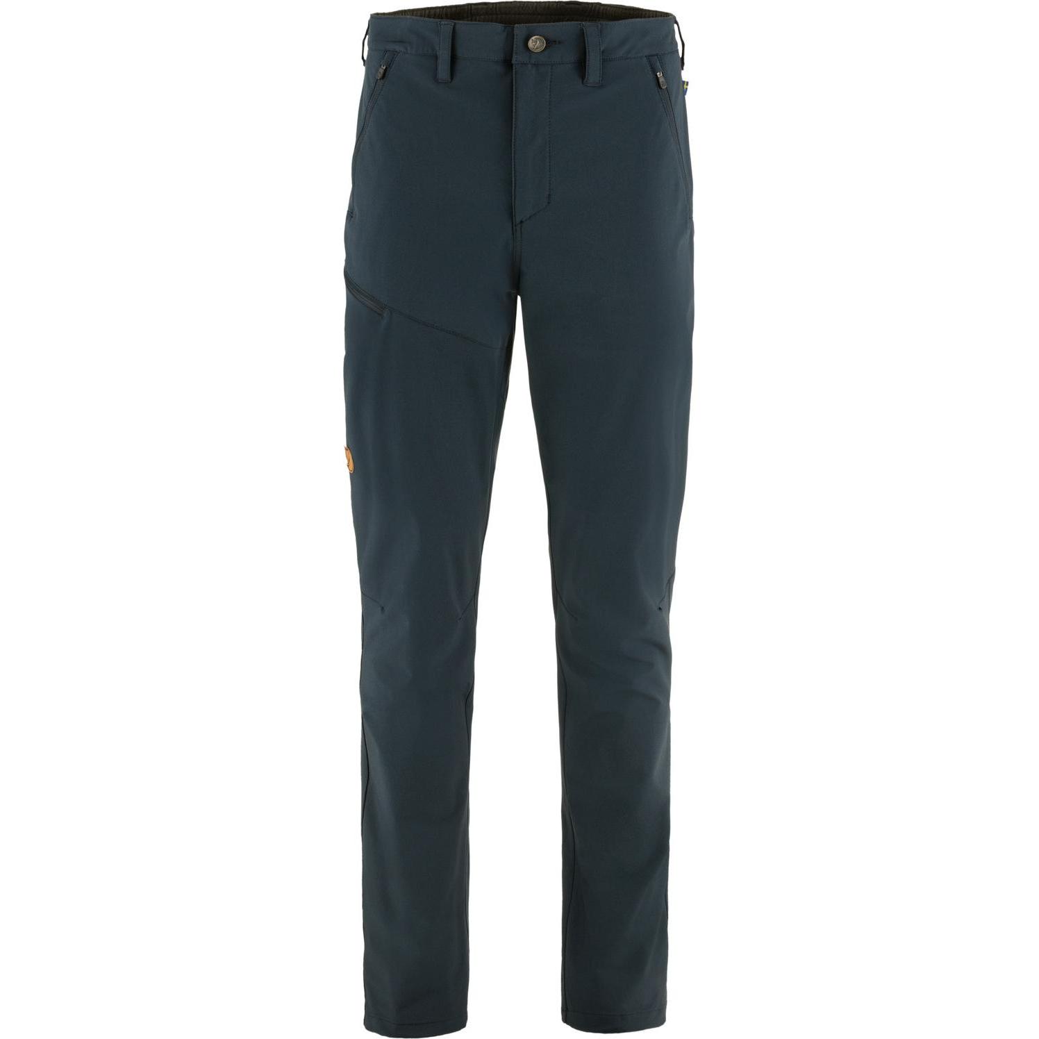 Fjällräven, Herren, Outdoorhose, Abisko Trail Stretch Trousers (48), Blau, 48