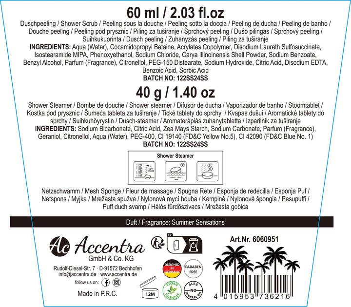 Produktbild Accentra SUMMER SPA - Badeset