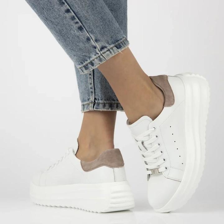 Image du produit Filippo Women's leather platform shoes white DP6739 (40)