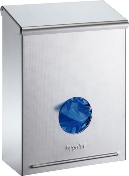 Produktbild Hygolet Damenhygiene Abfallbehälter Edelstahl Wallbox All-In-One (50 ml, Intimtücher)
