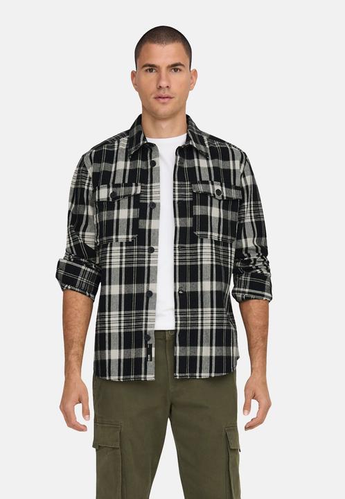 Produktbild Only & Sons Onsmilo Ovr Ctn Check Ls Shirt Noos (XXL)