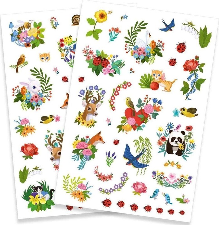 Actual product image Djeco Tattoos Happy spring